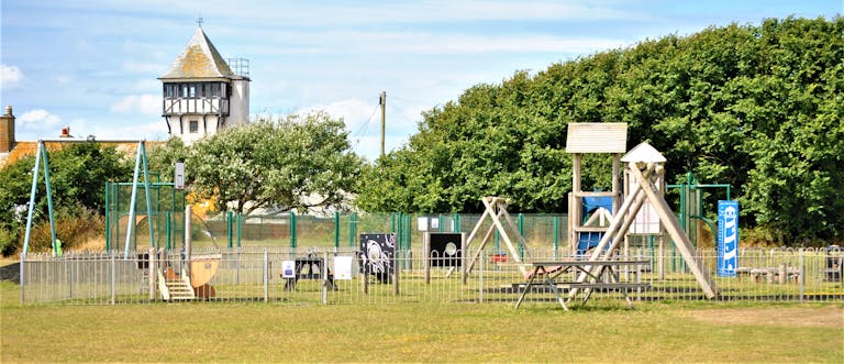 Play equipment at Oval Field, Selsey