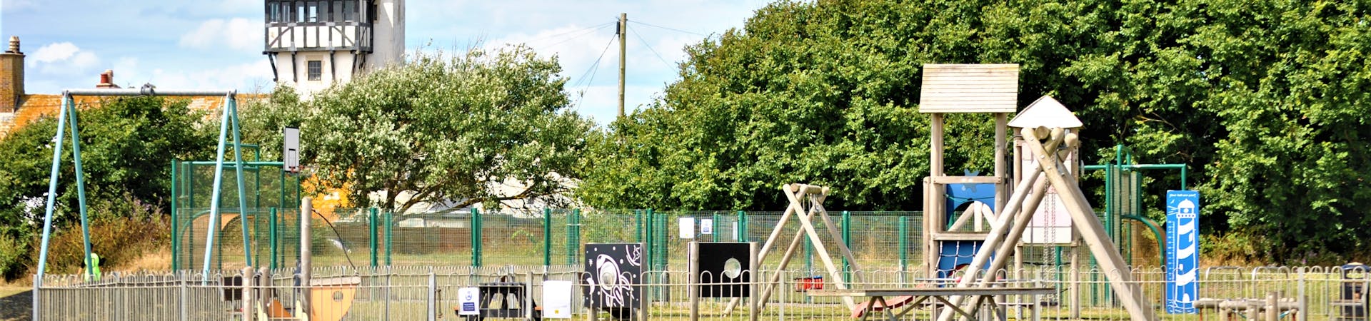Play equipment at Oval Field, Selsey