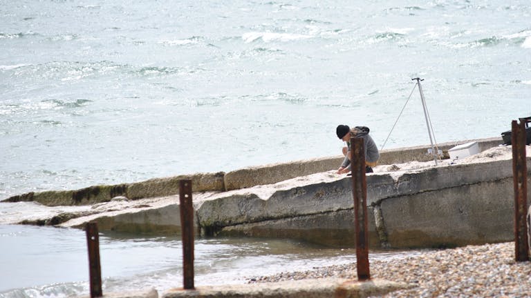 Fishing at Selsey Bill 