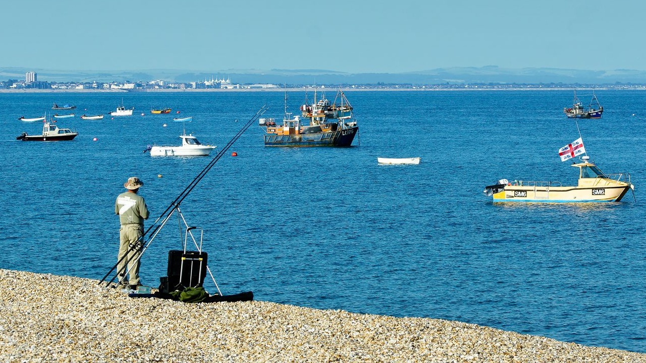 Fishing at East Beach 