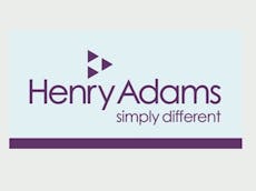 Henry Adams estate agent logo with the strapline simply different