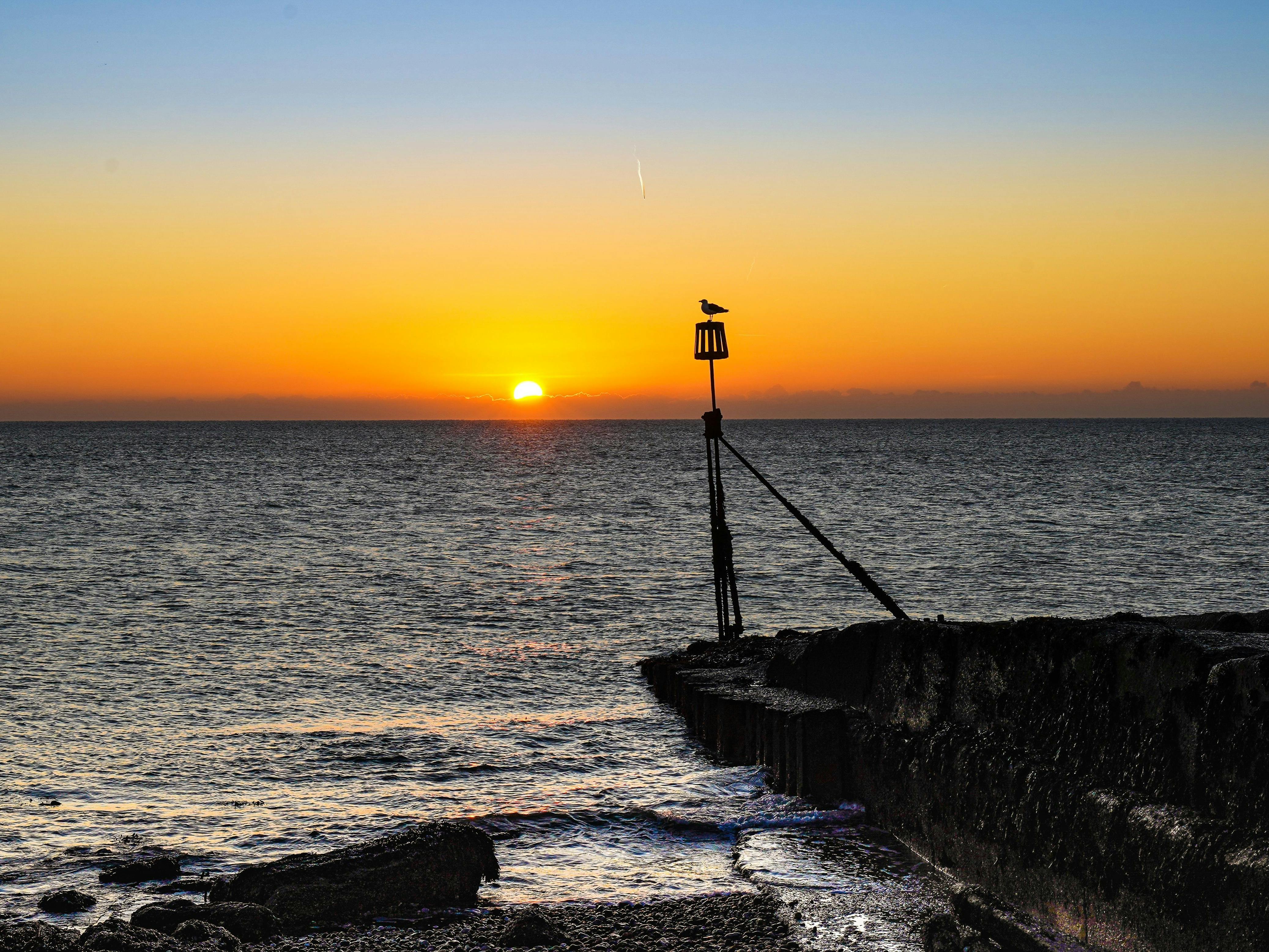 Image of Selsey Bill at sunrise 