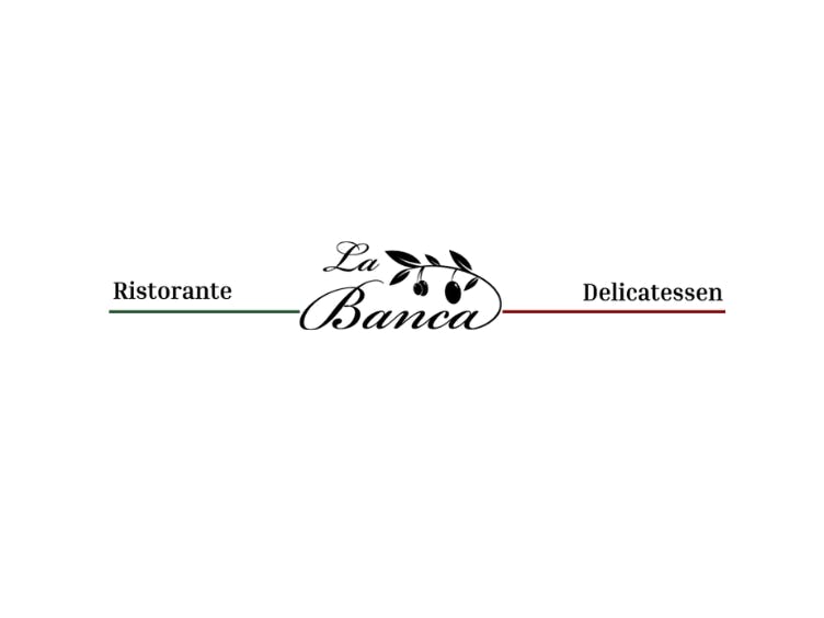 Ristorante. La Banca. Delicatessen.