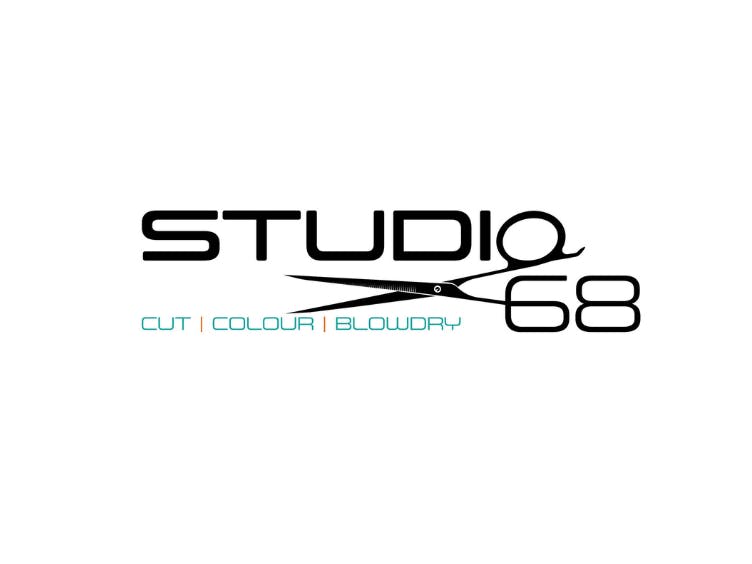 Studio 68. Cut. Colour. Blow dry.