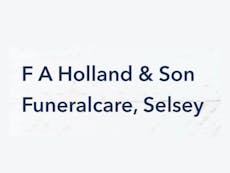 F A Holland & Son Funeralcare, Selsey