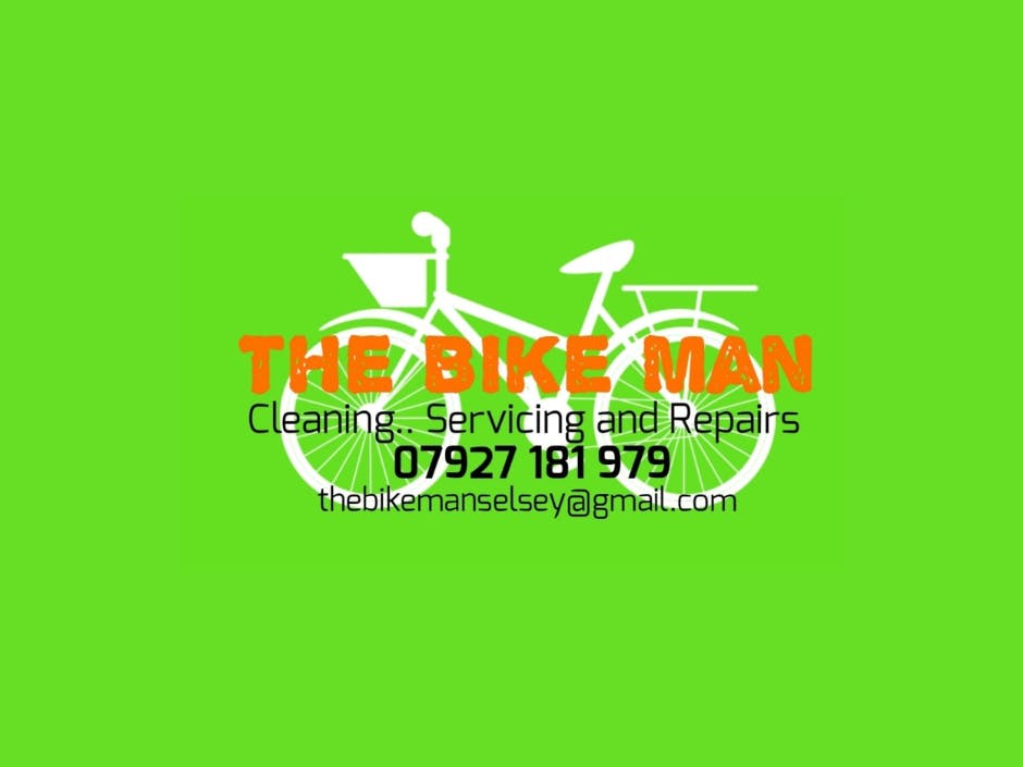 The Bike Man, Cleaning, servicing and repairs. 07927 181 979. thebikemanselsey@gmail.com