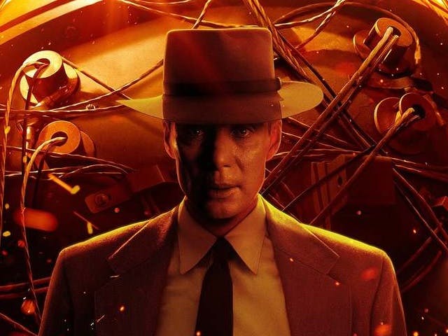 Poster of the lead character Oppenheimer for the film's promo