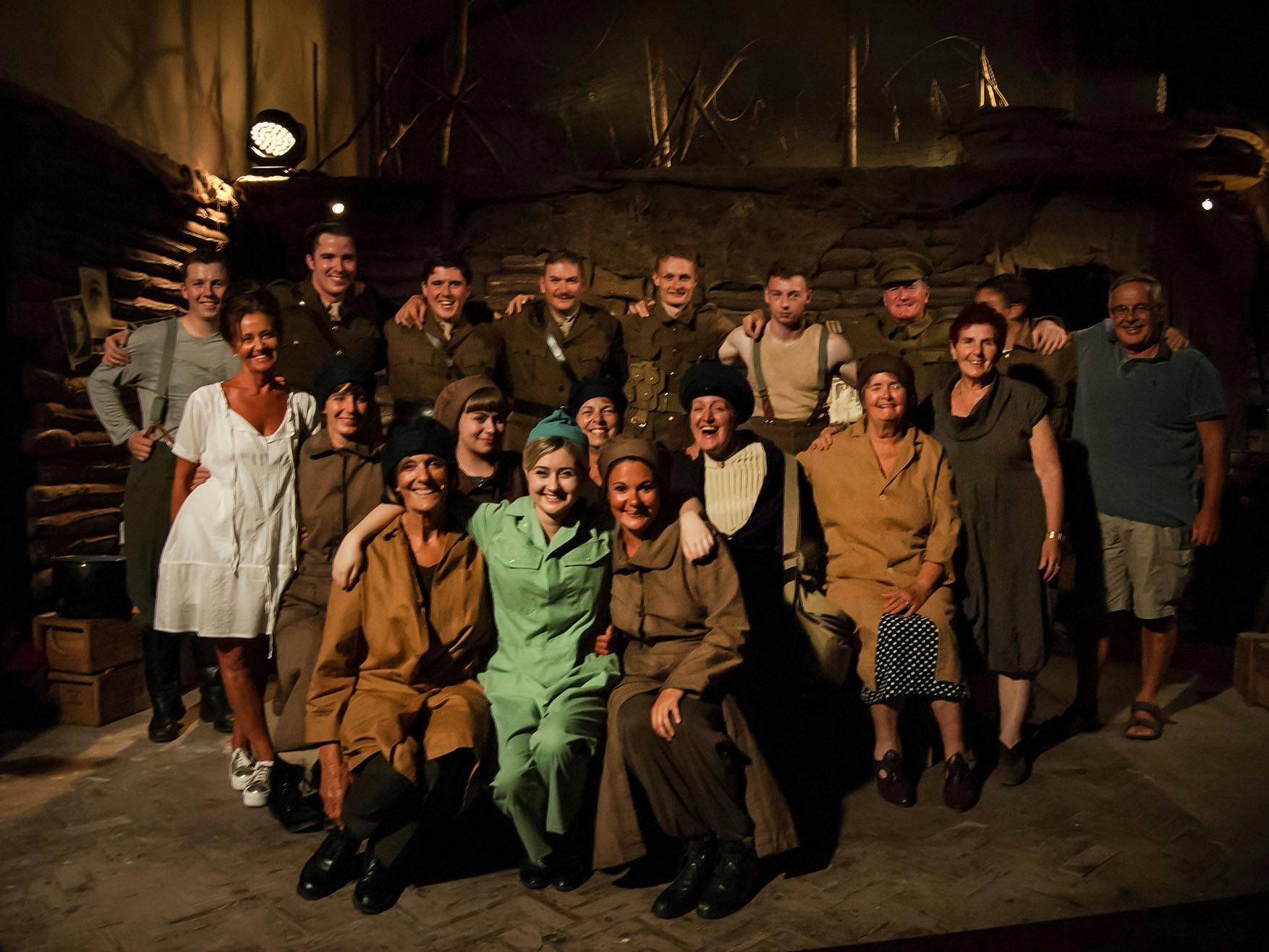 Photograph of the cast of Arts Dream Selsey's performance of 