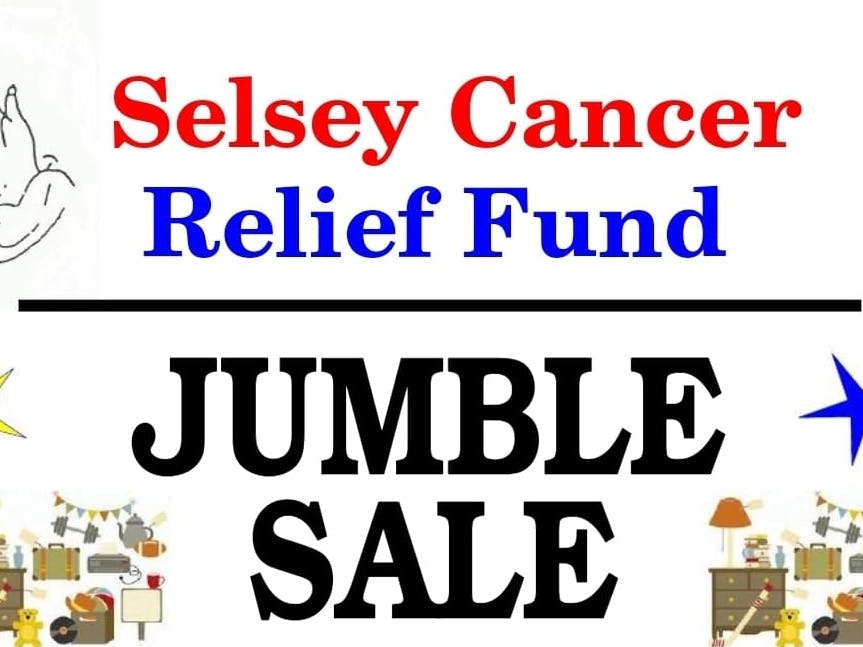 Selsey Cancer Relief Fund Jumble Sale Poster