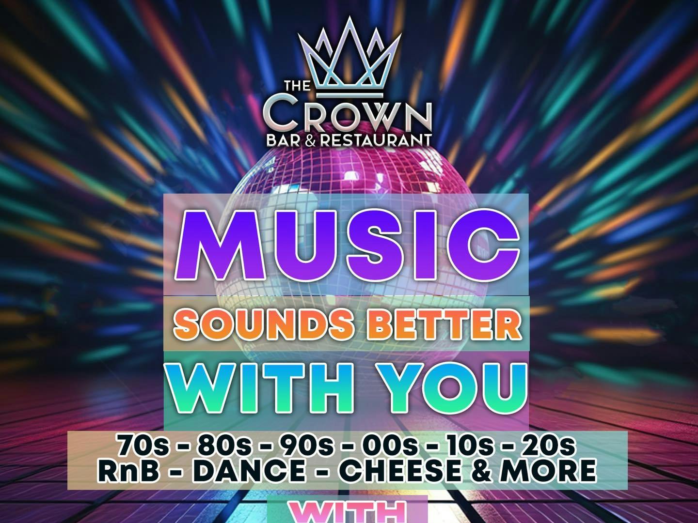 The Crown, Selsey, Music Sounds Better With Your Good Friday Event