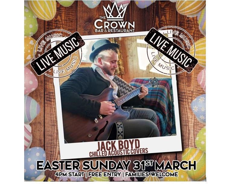 The Crown, Selsey Poster for Jack Boyd Singing Live