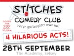 Poster promoting Stitches Comedy Club
