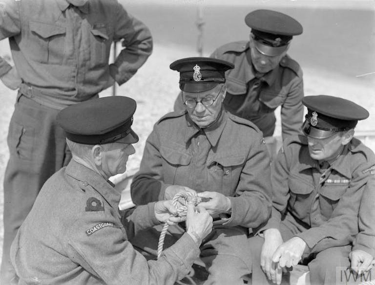Veteran Guardians of The Channel Coast, Selsey courtesy of IWM Photograph of Selsey Coastguard taken during World War 2