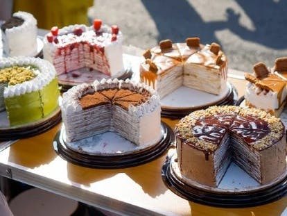 Selsey's Bake Off Photograph of a selection of cakes