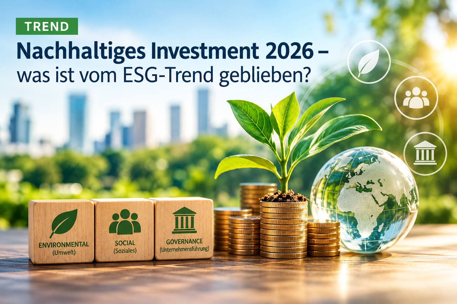 Welches sind ESG und nachhaltige Investment?