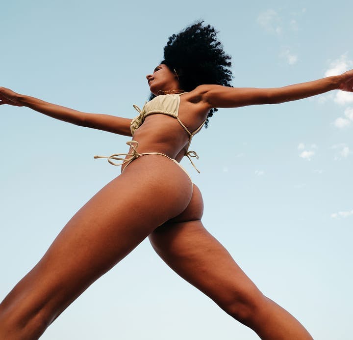woman wearing a bikini