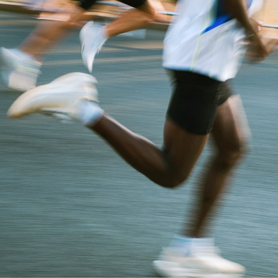 man running