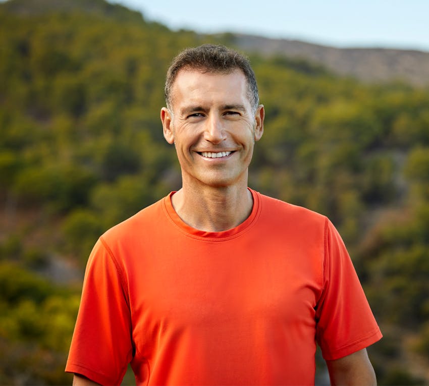 man smiling