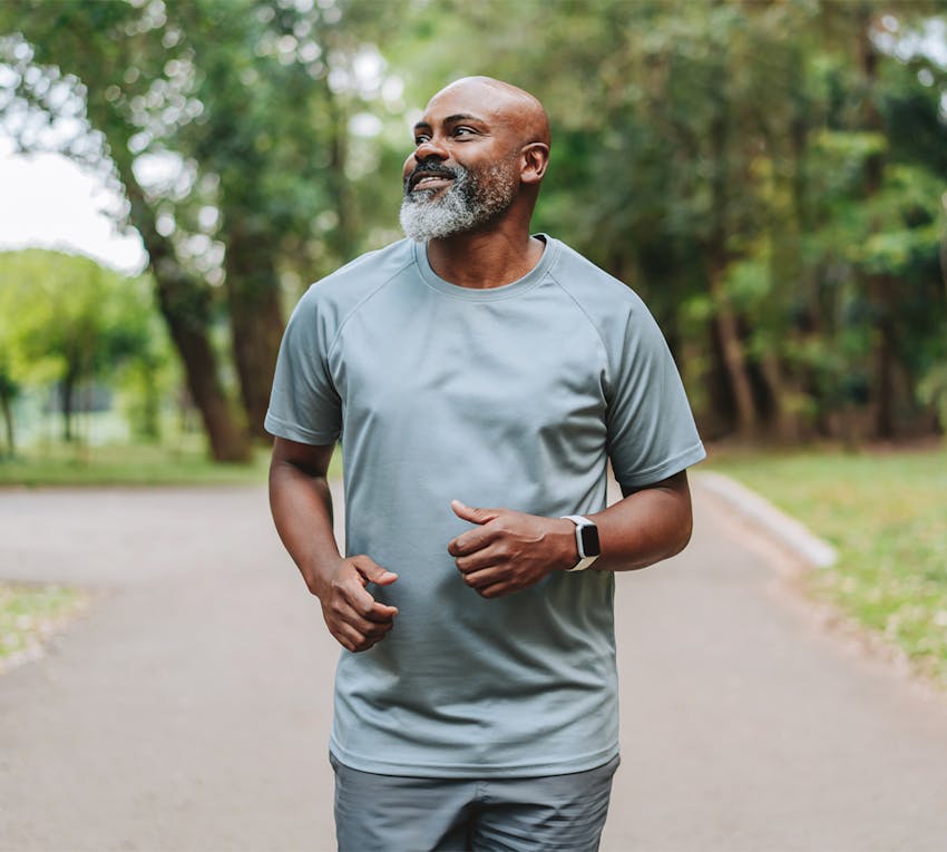 man running