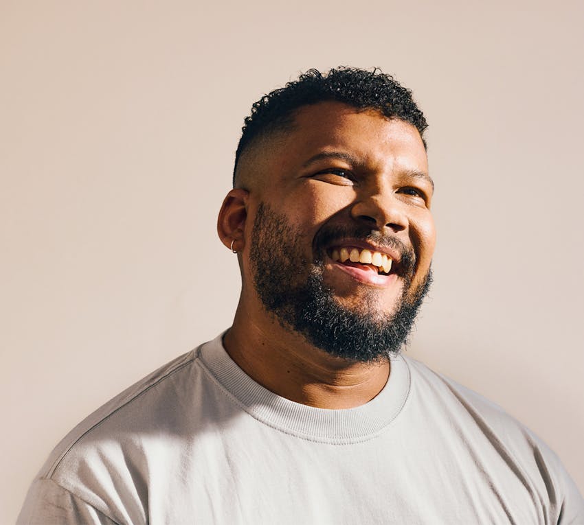 man smiling