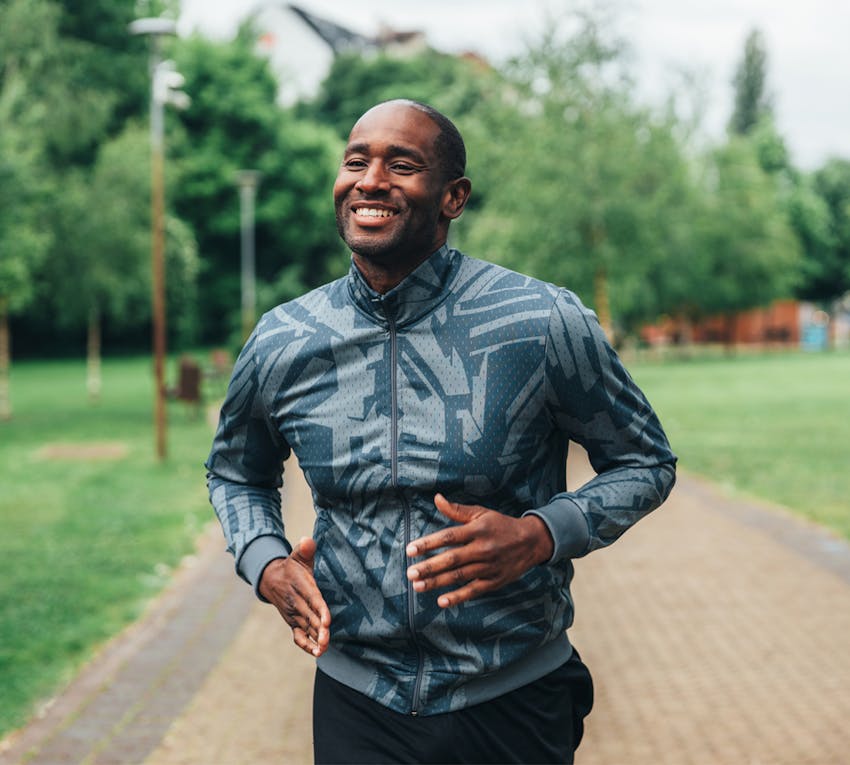 man running
