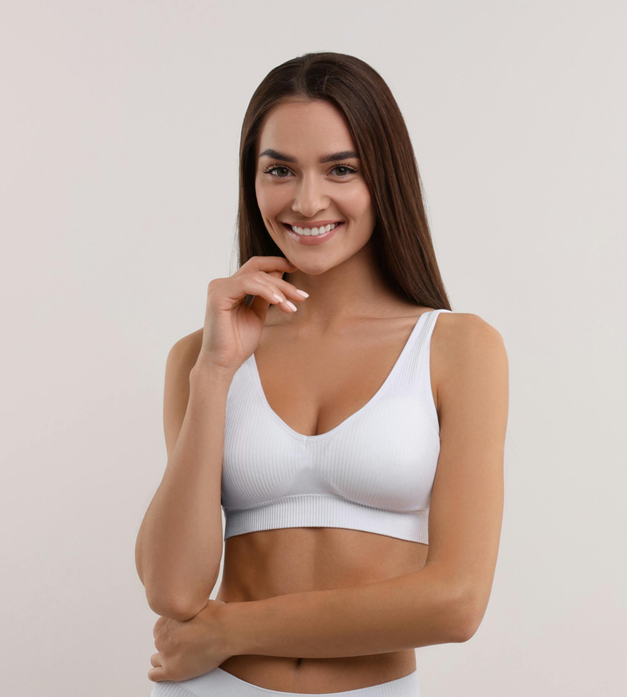 Woman smiling