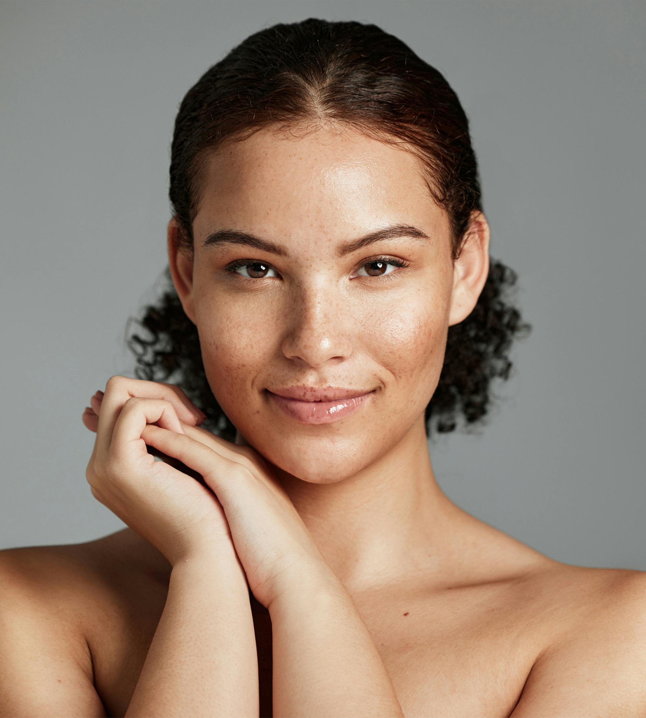 woman smiling