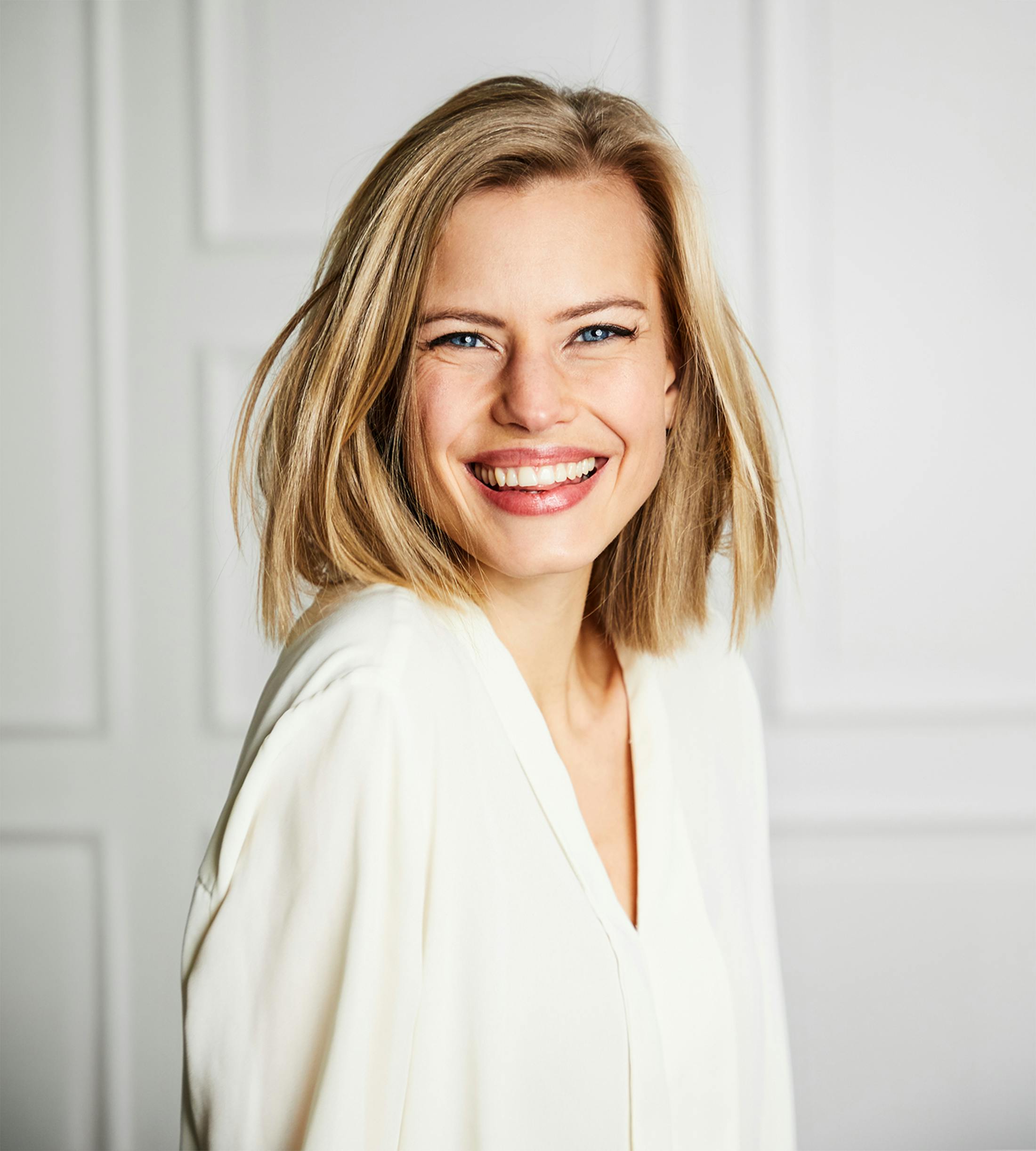 women smiling into camera