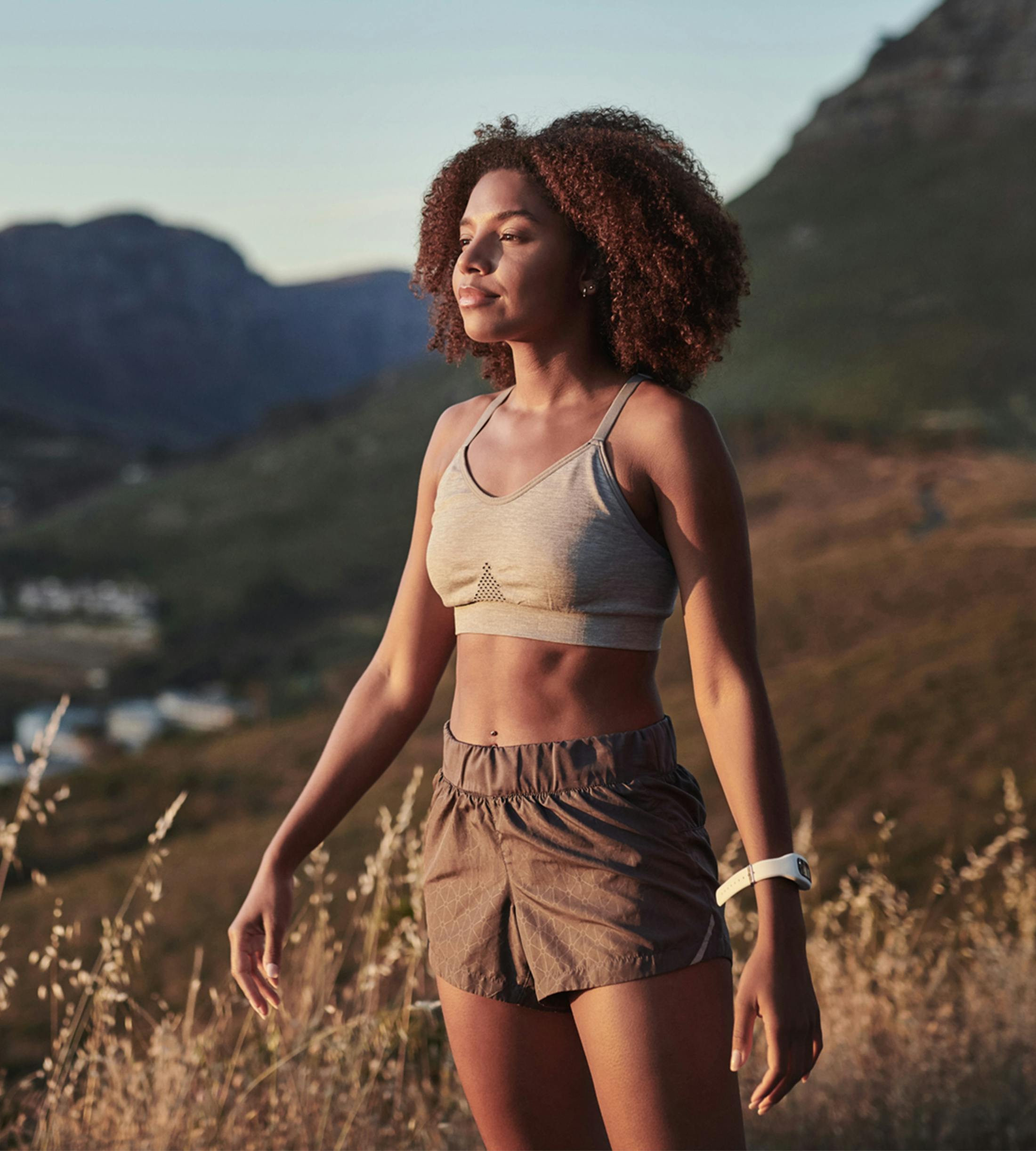 woman on a run