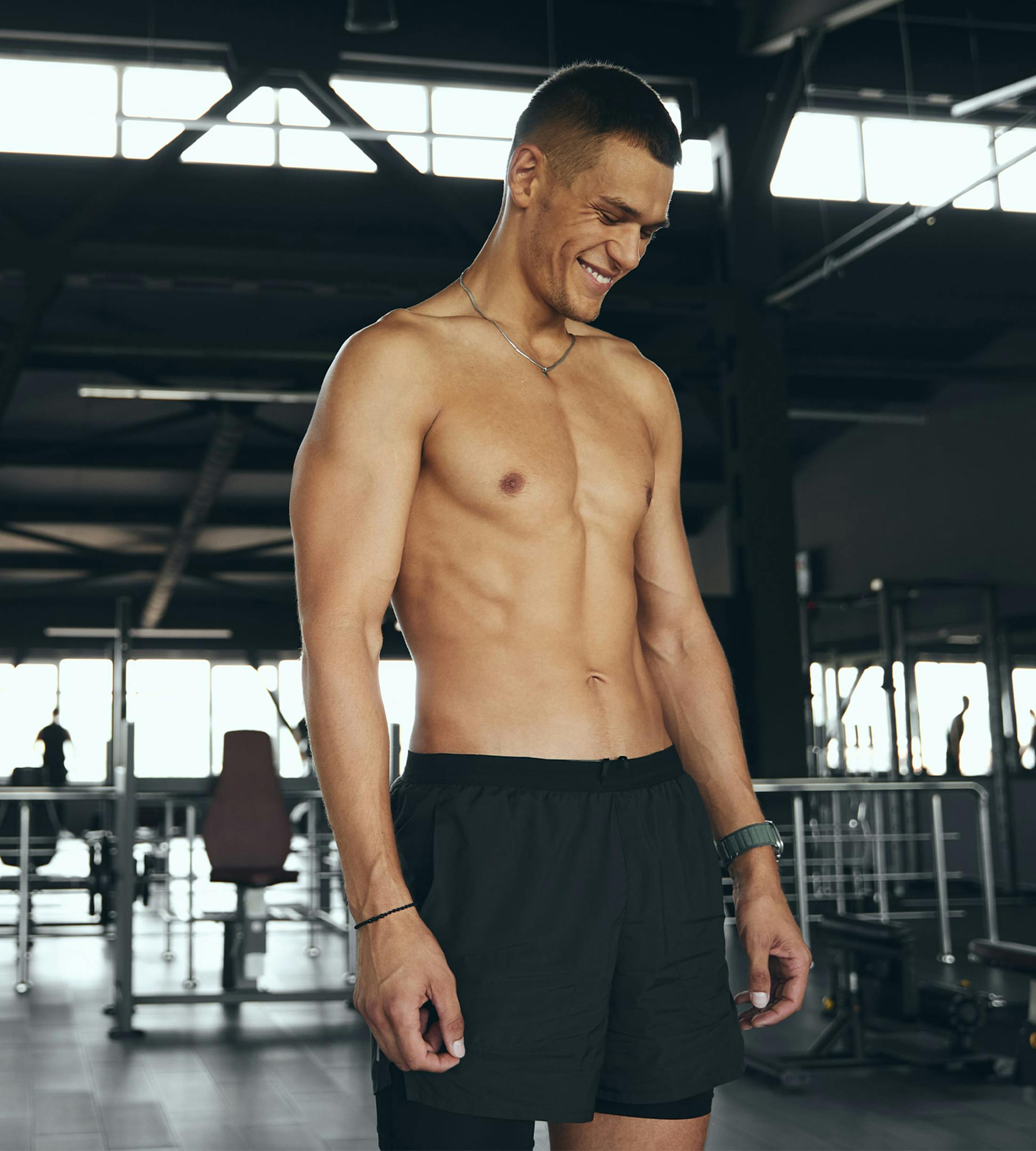 fit man at the gym