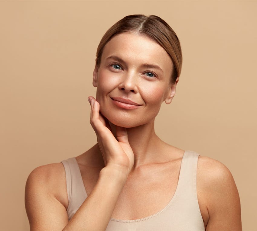 woman looking over her shoulder