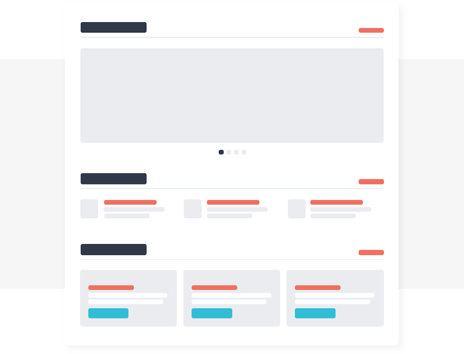 A simple graphic of a webpage