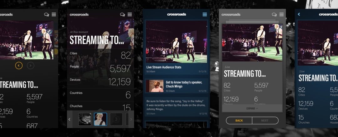 Crossroads Second Screen - Concepts