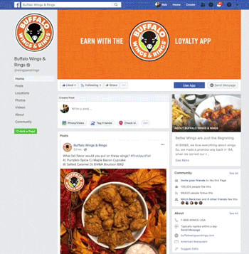 Buffalo Wings & Rings - Facebook Page