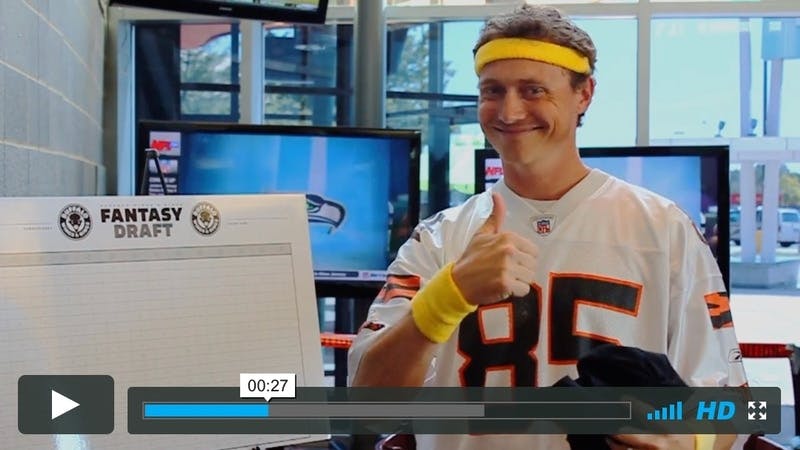 Fantasy Football Promo for Buffalo Wings & Rings