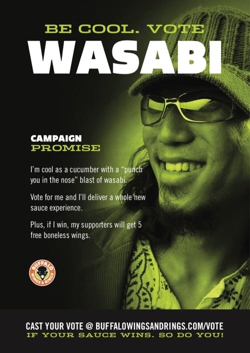 Creative for Buffalo Wings & Rings Tailgate Promo