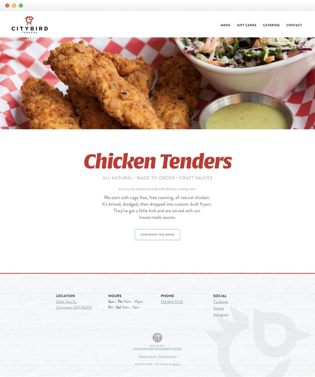 Citybird desktop ux