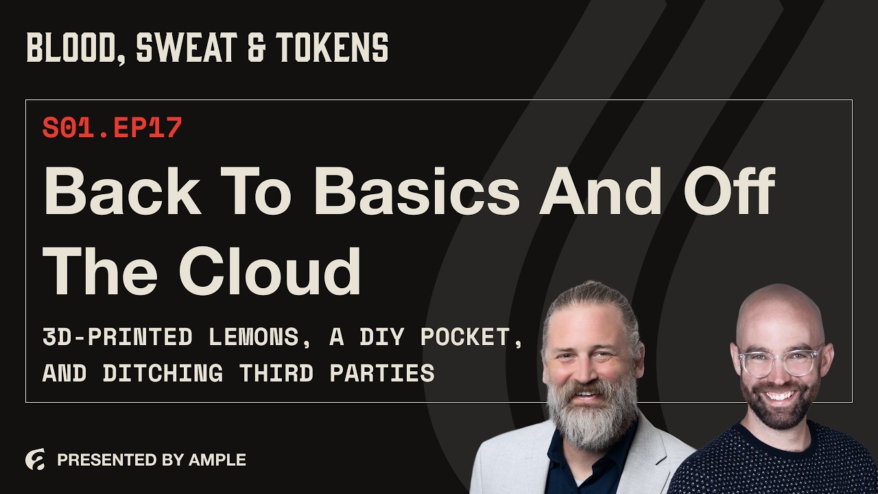 Blood, Sweat & Tokens S01E17: Back to Basics & Off the Cloud: 3D-Printed Moles, a DIY Pocket, and Ditching Third Parties