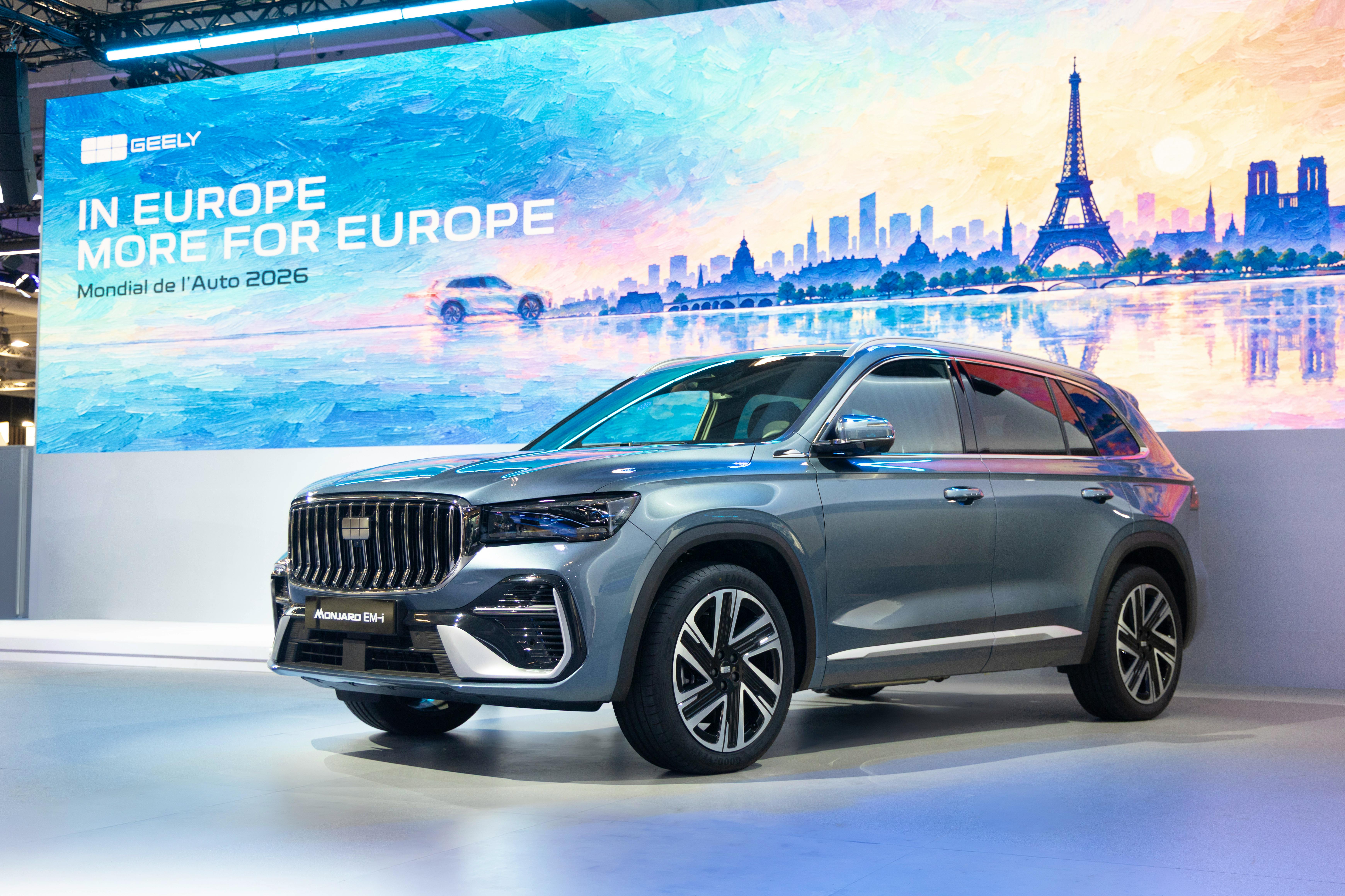 Geely Auto Launch Monjaro EM-i at Paris Motor Show 2026