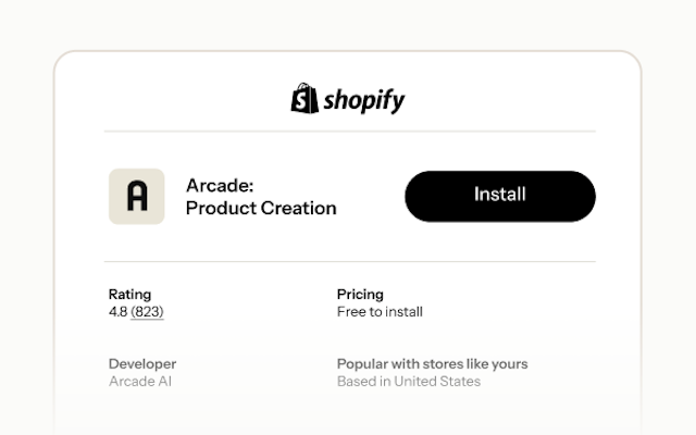 Shopify app