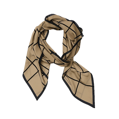 Black and cream scarf