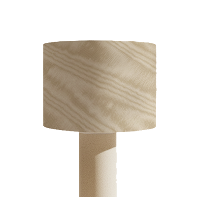 Cream lampshade