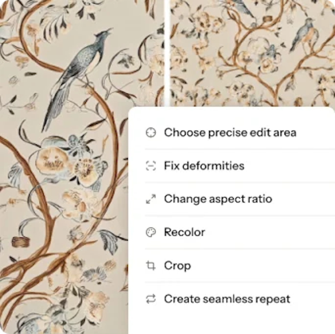 Arcade pattern refinement controls