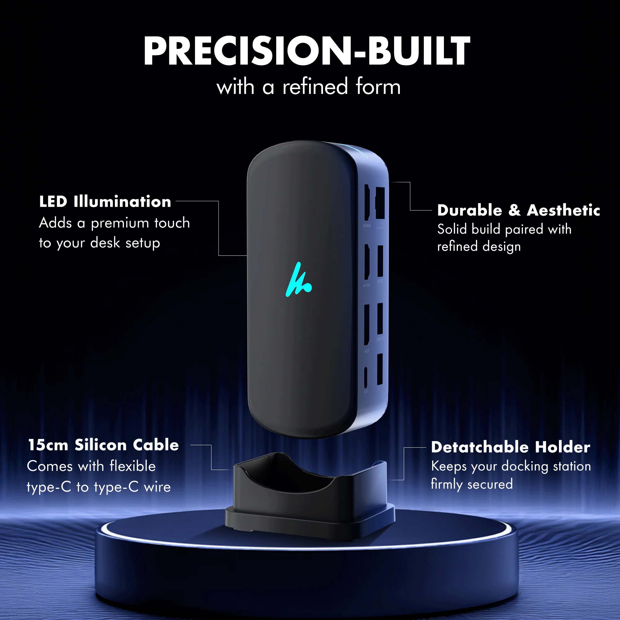 Wozoyo Type C  14-in-1 Docking Station, Series  1 photo 6