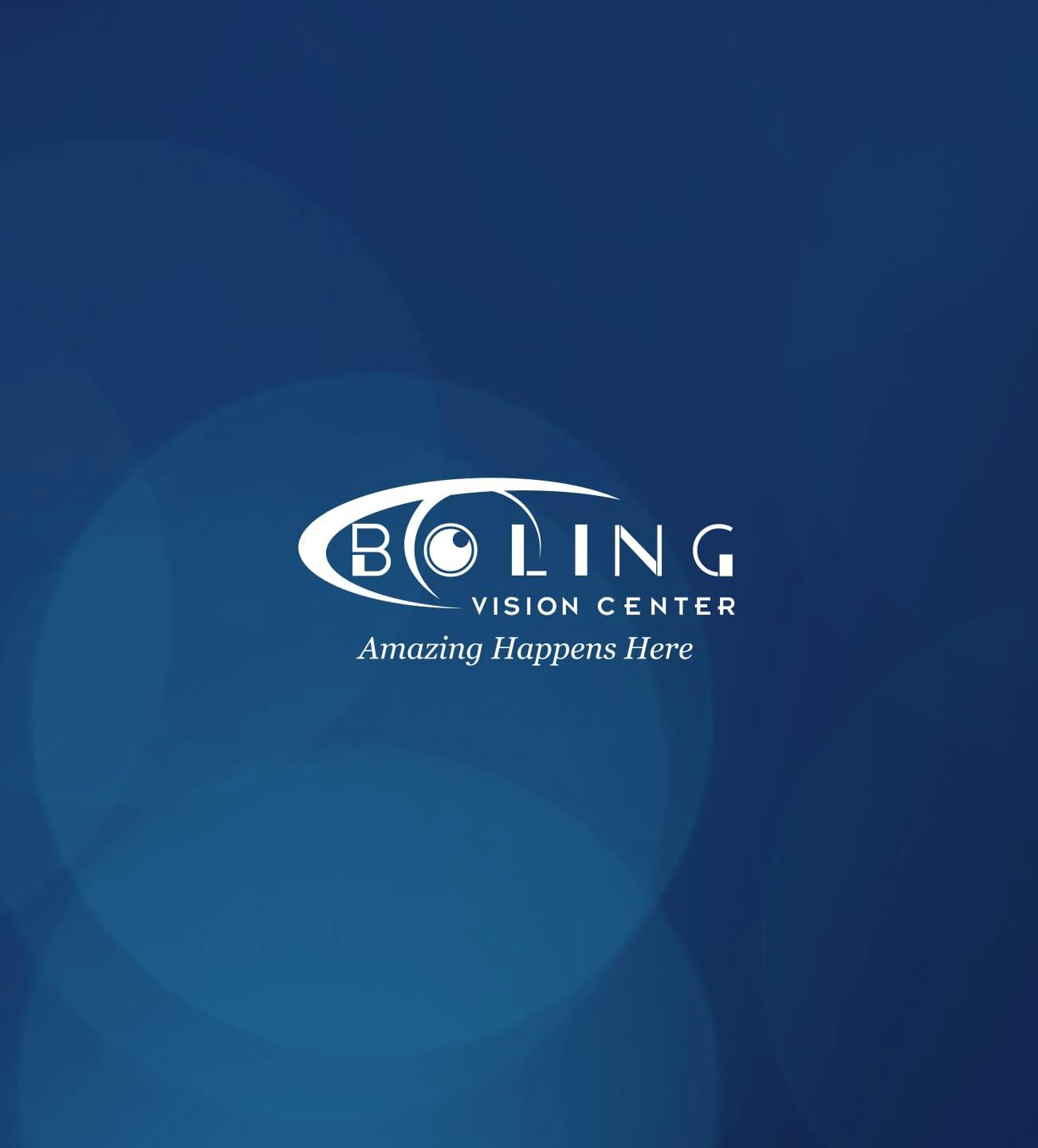 Boling Vision Center logo and background