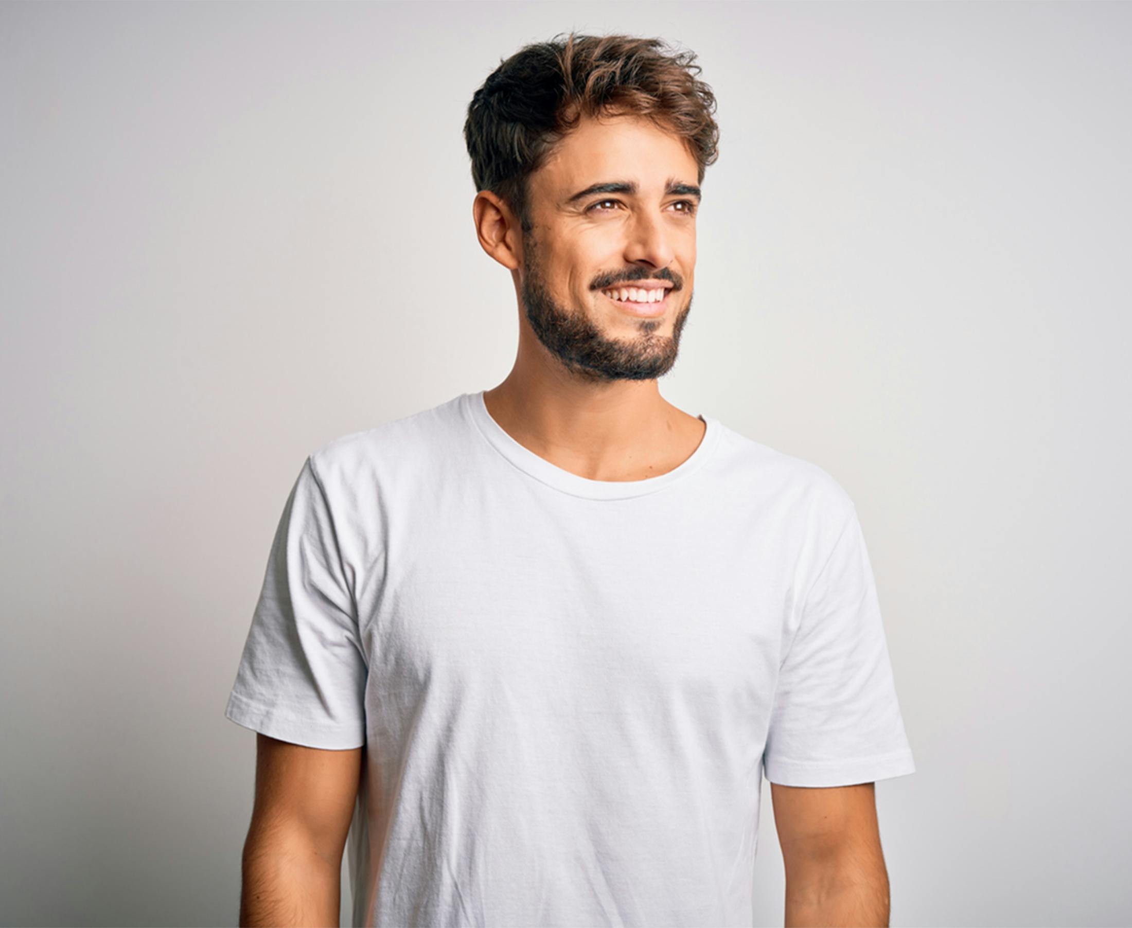 man smiling