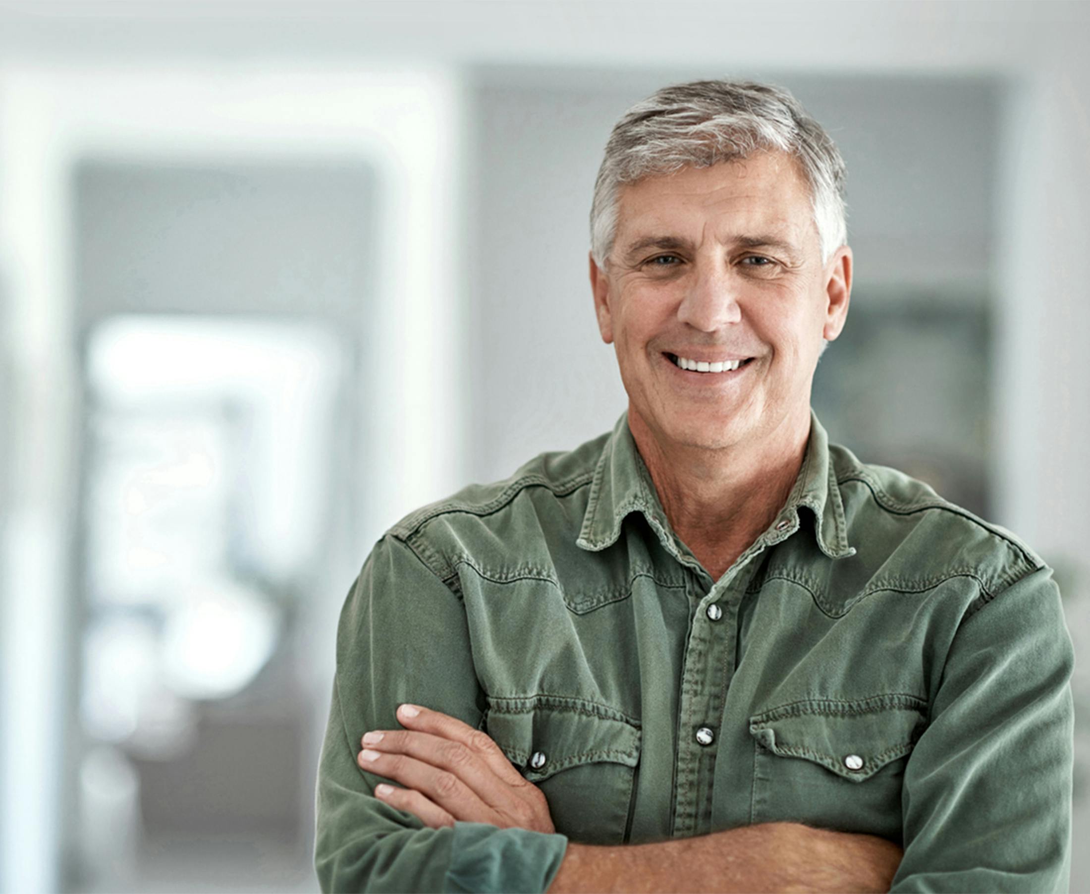 smiling man