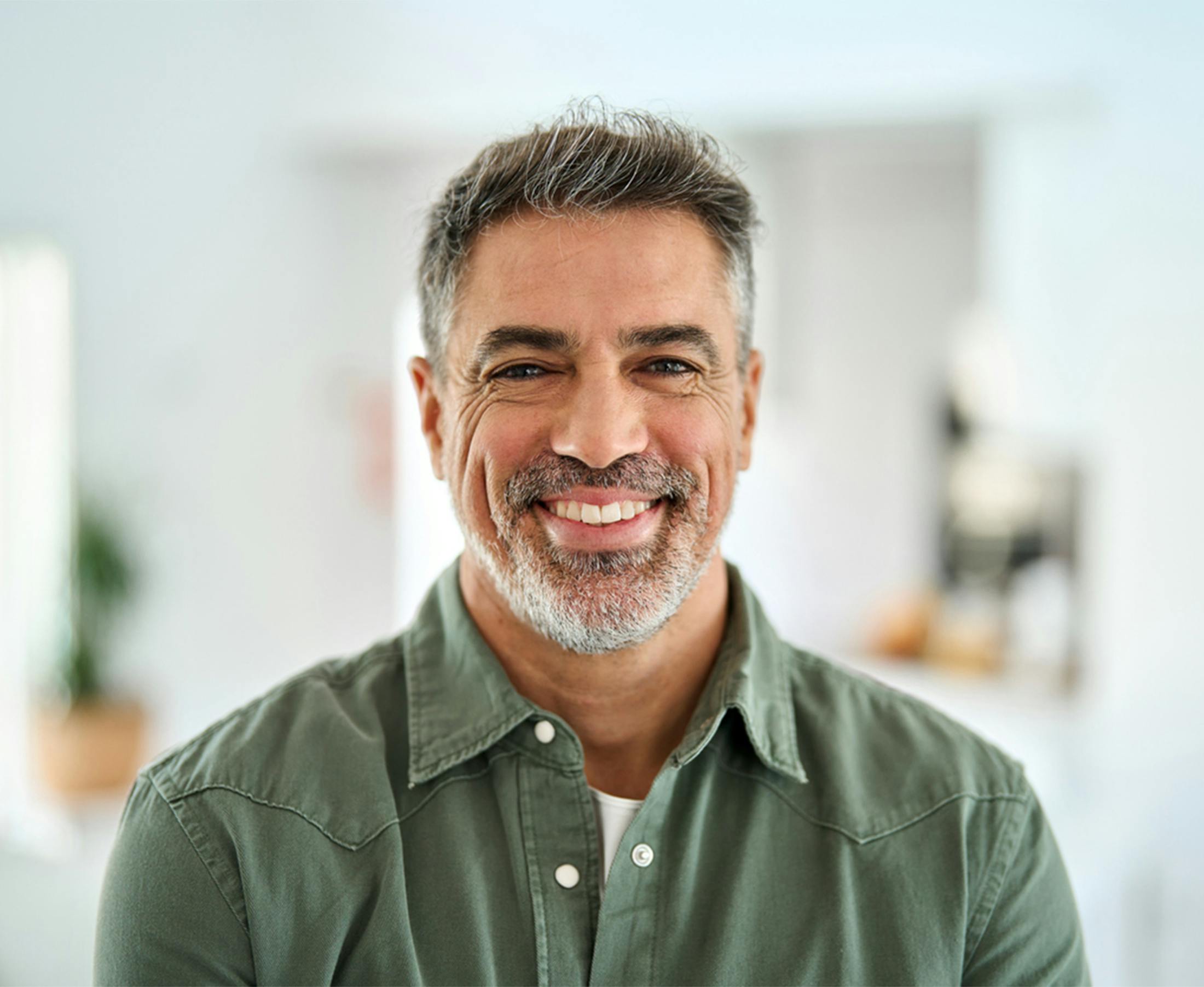 smiling man