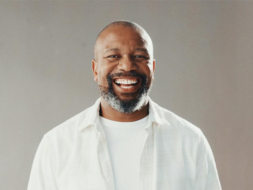 man smiling