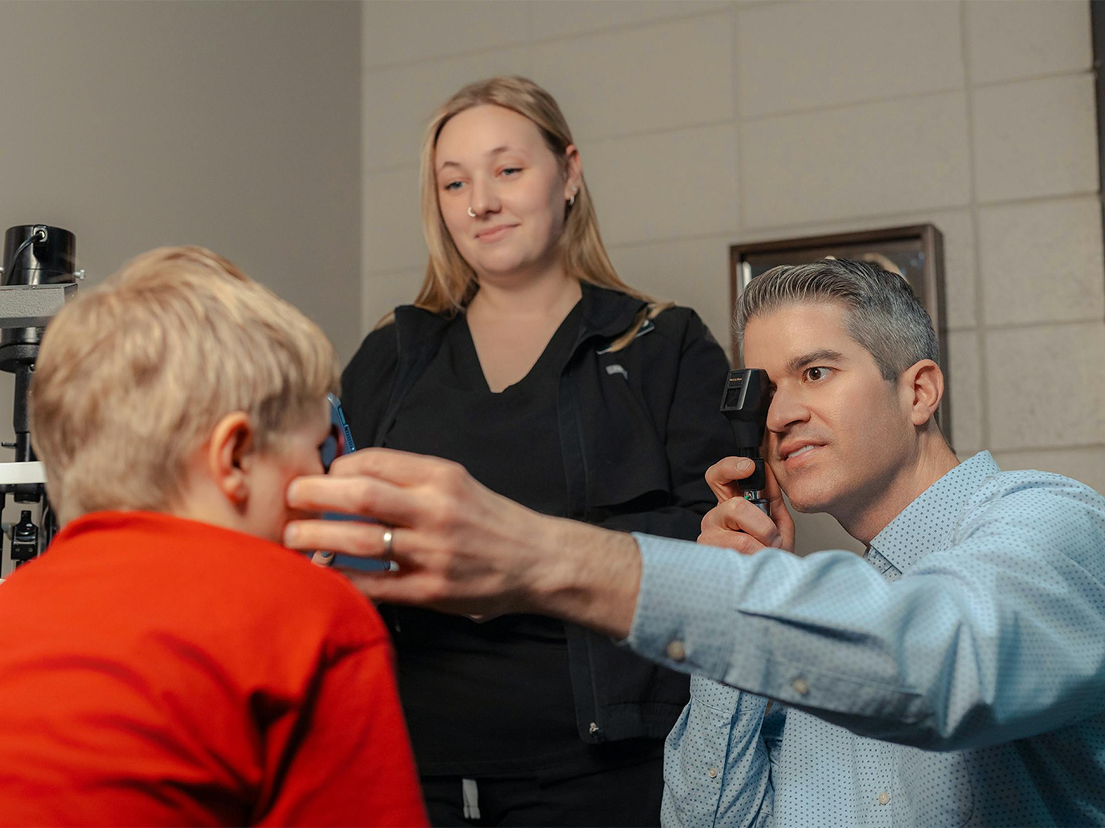 Doctor helping a patient